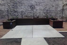 Planters & patio — Crazy Curbs home improvement