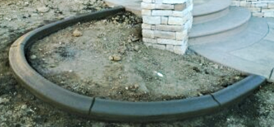 Concrete curbing — Crazy Curbs curbing
