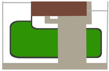 Streamline curve curb design