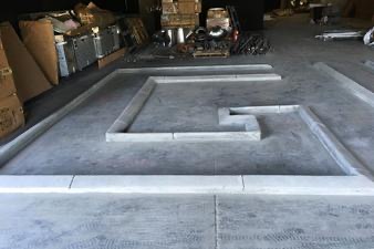 Mini golf curb — Crazy Curbs curbing