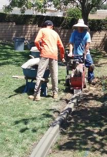 Concrete curbing — Crazy Curbs curbing