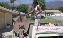 Concrete curbing — Crazy Curbs curbing