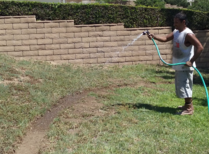 Concrete curbing — Crazy Curbs curbing